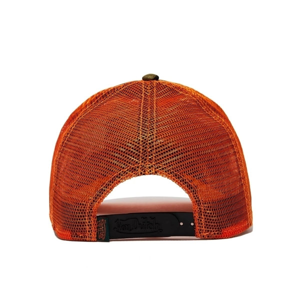 Von Dutch Camo and Orange Trucker Hat - Picture 4 of 4
